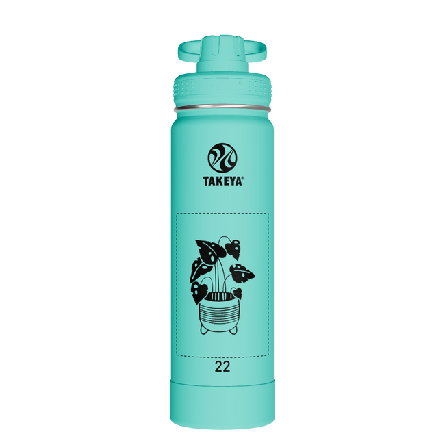 Actives Water Bottle With Spout Lid - customized