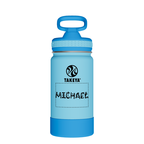 Actives Kids Water Bottle With Straw Lid - customized