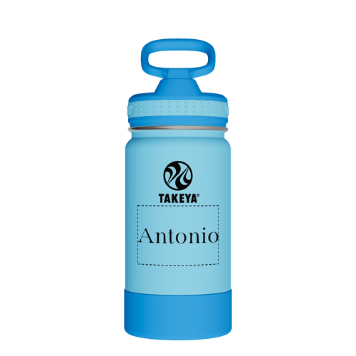 Actives Kids Water Bottle With Straw Lid - customized