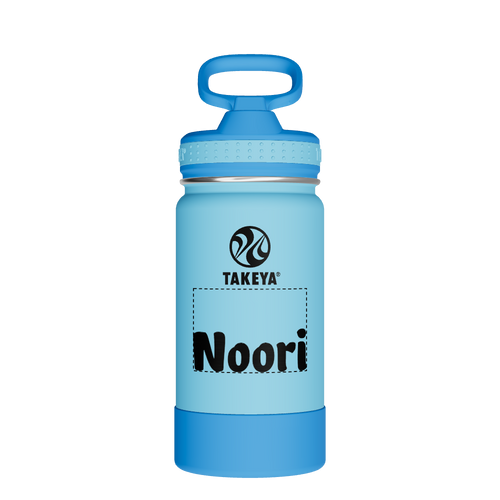 Actives Kids Water Bottle With Straw Lid - customized