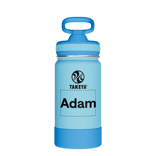 Actives Kids Water Bottle With Straw Lid - customized