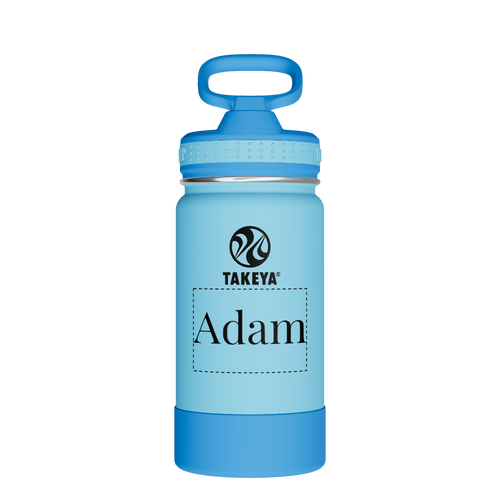 Actives Kids Water Bottle With Straw Lid - customized