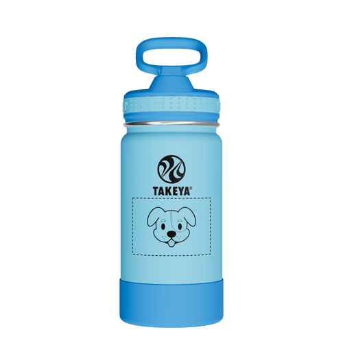 Actives Kids Water Bottle With Straw Lid - customized