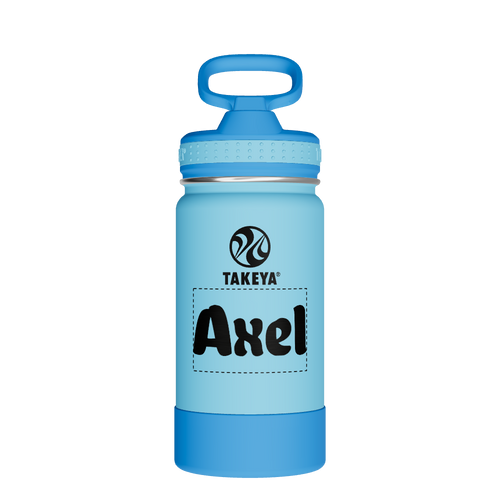 Actives Kids Water Bottle With Straw Lid - customized