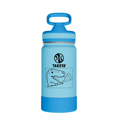 Actives Kids Water Bottle With Straw Lid - customized