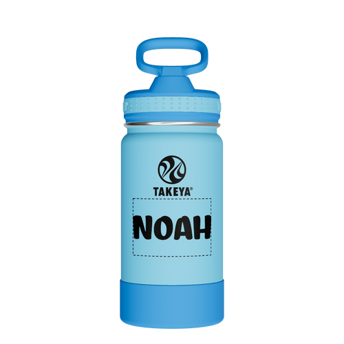 Actives Kids Water Bottle With Straw Lid - customized