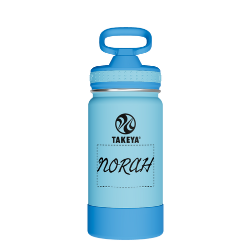 Actives Kids Water Bottle With Straw Lid - customized