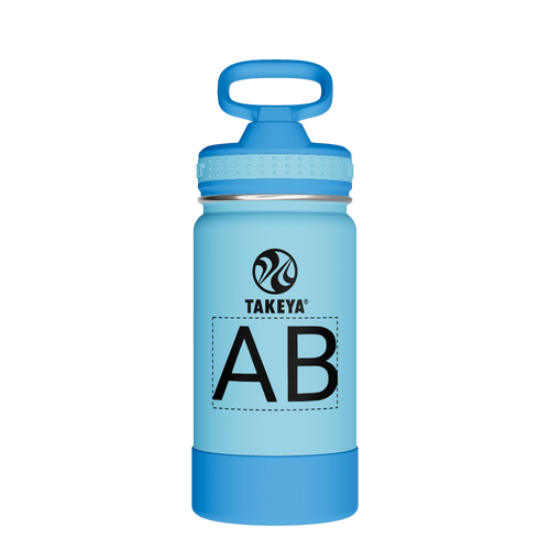 Actives Kids Water Bottle With Straw Lid - customized