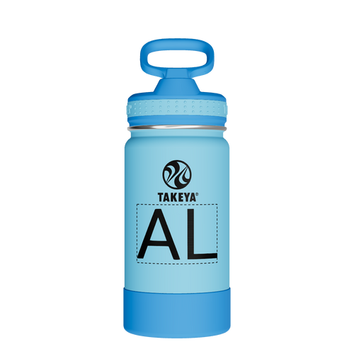 Actives Kids Water Bottle With Straw Lid - customized