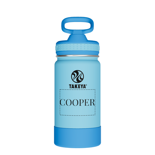 Actives Kids Water Bottle With Straw Lid - customized