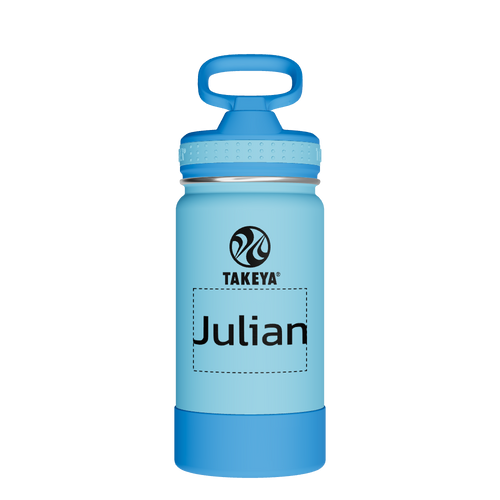 Actives Kids Water Bottle With Straw Lid - customized