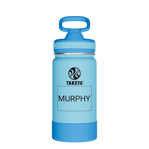 Actives Kids Water Bottle With Straw Lid - customized