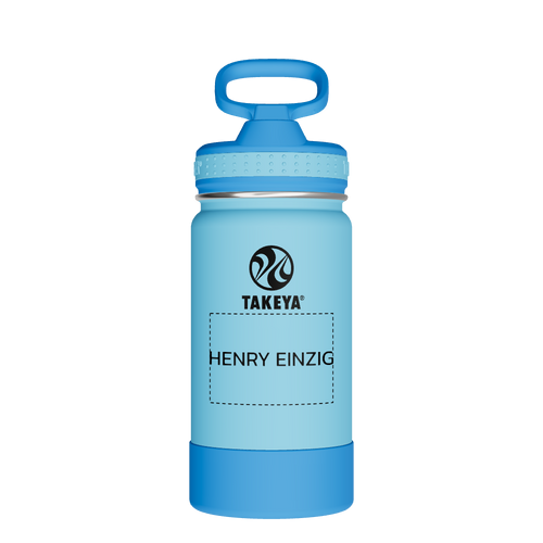 Actives Kids Water Bottle With Straw Lid - customized