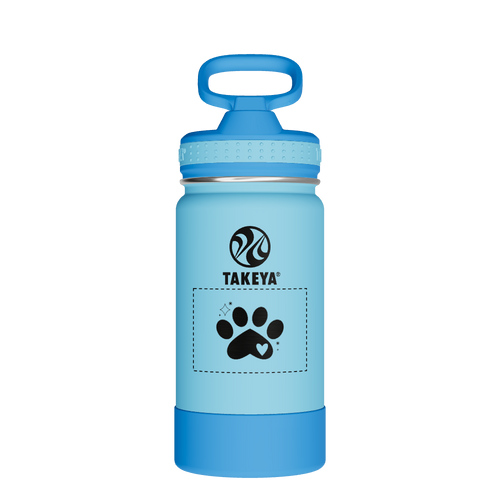 Actives Kids Water Bottle With Straw Lid - customized