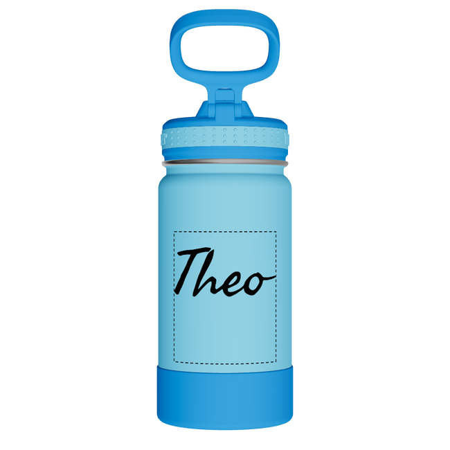 Actives Kids Water Bottle With Straw Lid - customized