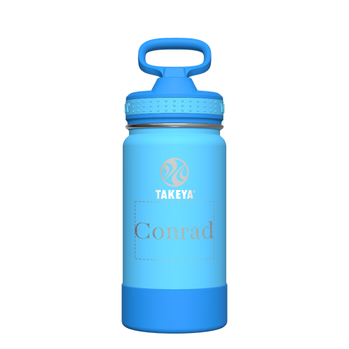 Actives Kids Water Bottle With Straw Lid - customized