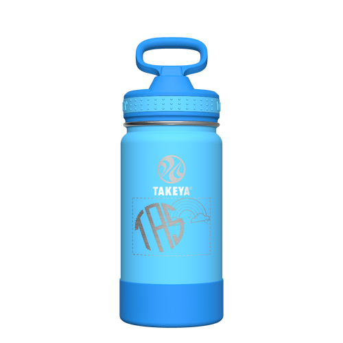 Actives Kids Water Bottle With Straw Lid - customized