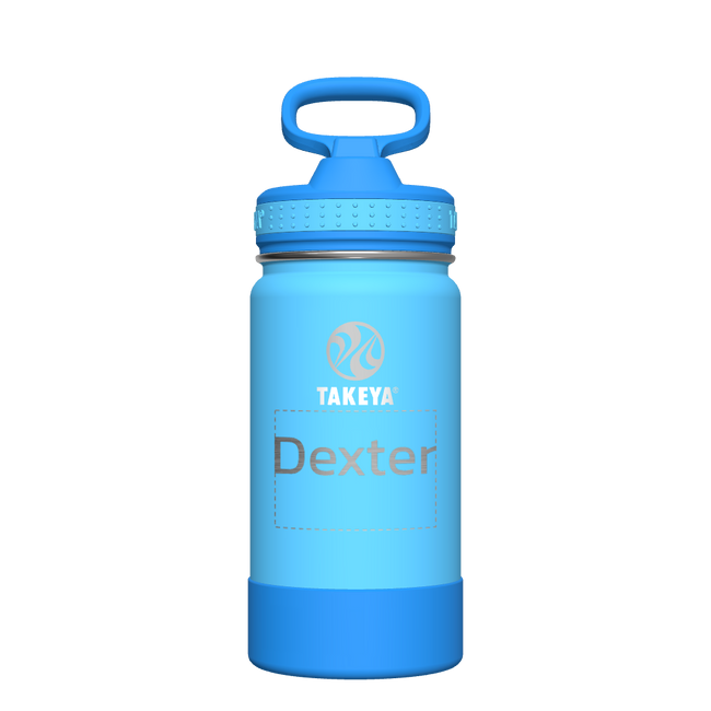 Actives Kids Water Bottle With Straw Lid - customized