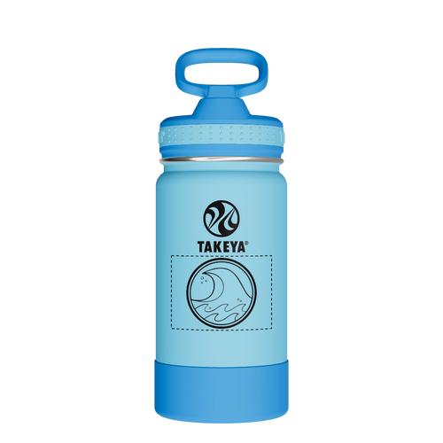 Actives Kids Water Bottle With Straw Lid - customized