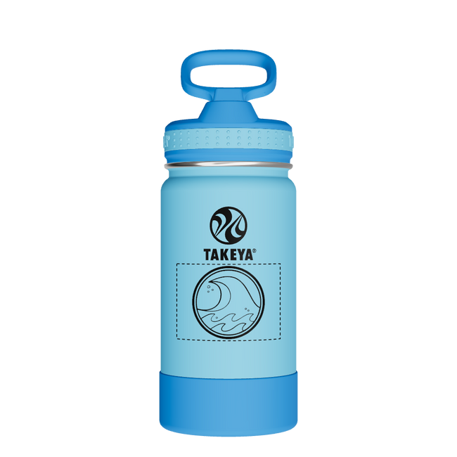 Actives Kids Water Bottle With Straw Lid - customized