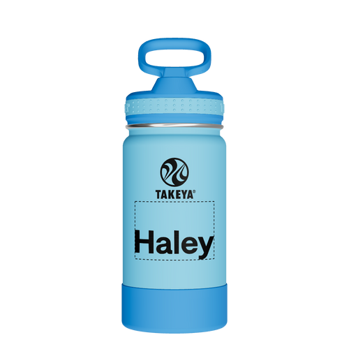 Actives Kids Water Bottle With Straw Lid - customized