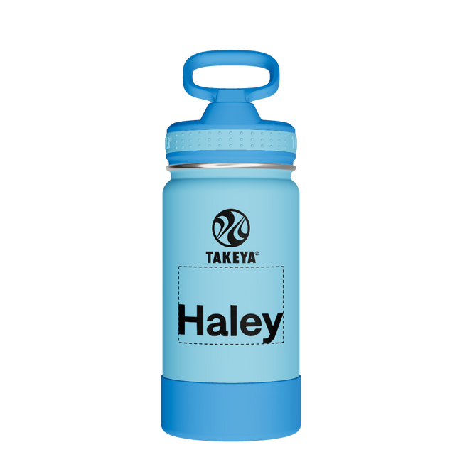 Actives Kids Water Bottle With Straw Lid - customized