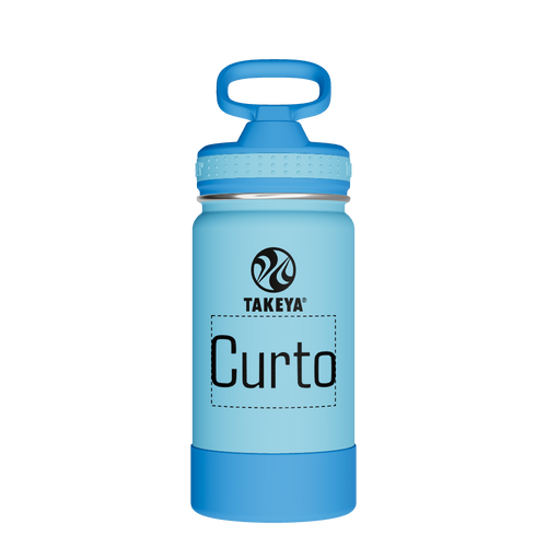Actives Kids Water Bottle With Straw Lid - customized