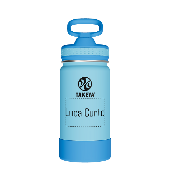 Actives Kids Water Bottle With Straw Lid - customized