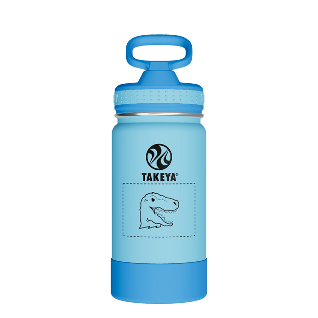 Actives Kids Water Bottle With Straw Lid - customized