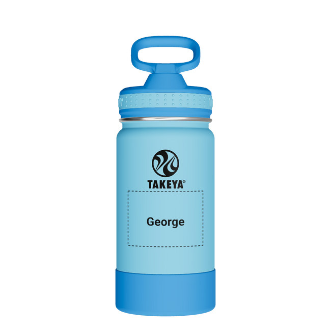 Actives Kids Water Bottle With Straw Lid - customized