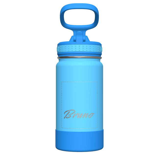 Actives Kids Water Bottle With Straw Lid - customized