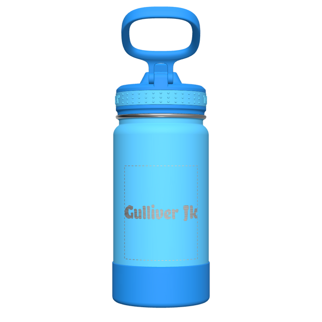 Actives Kids Water Bottle With Straw Lid - customized