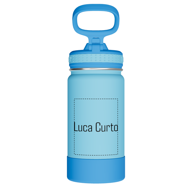 Actives Kids Water Bottle With Straw Lid - customized