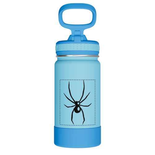 Actives Kids Water Bottle With Straw Lid - customized