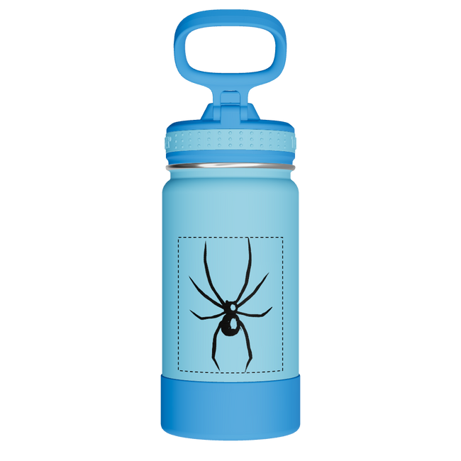Actives Kids Water Bottle With Straw Lid - customized