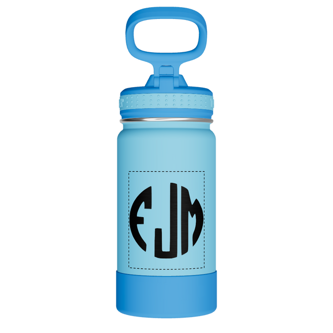 Actives Kids Water Bottle With Straw Lid - customized