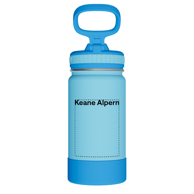 Actives Kids Water Bottle With Straw Lid - customized