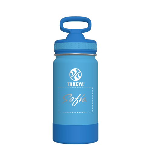 Actives Kids Water Bottle With Straw Lid - customized