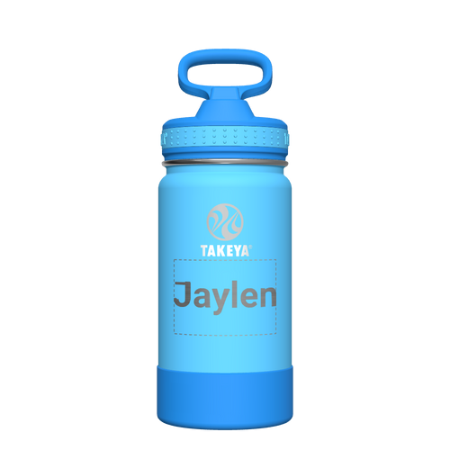 Actives Kids Water Bottle With Straw Lid - customized