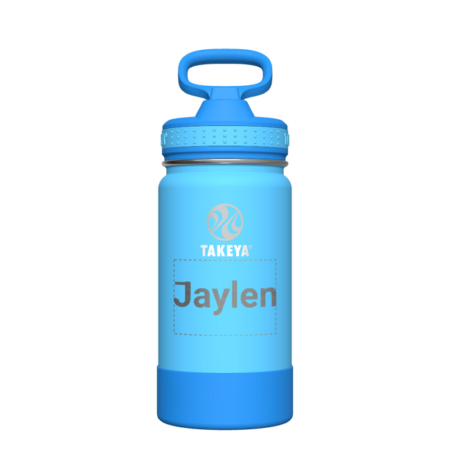 Actives Kids Water Bottle With Straw Lid - customized