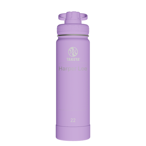 Actives Water Bottle With Spout Lid - customized