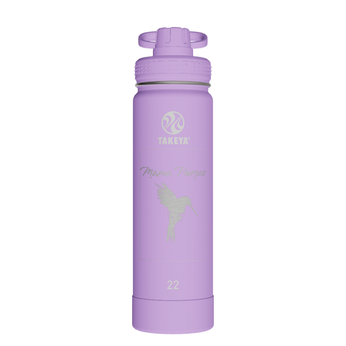 Actives Water Bottle With Spout Lid - customized