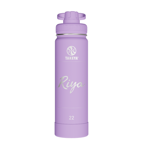 Actives Water Bottle With Spout Lid - customized