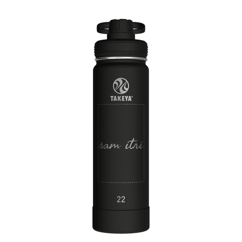 Actives Water Bottle With Spout Lid - customized