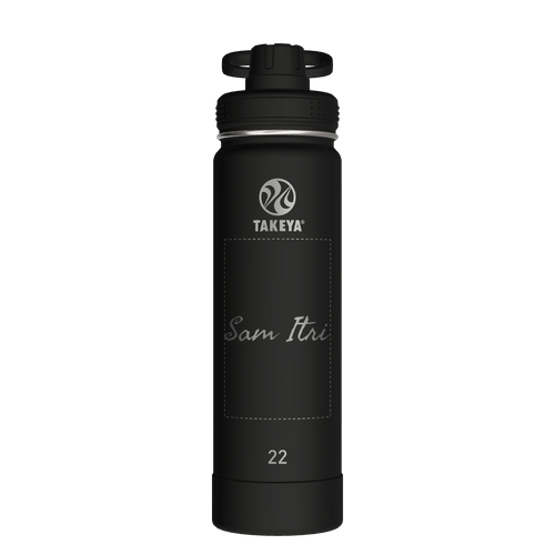 Actives Water Bottle With Spout Lid - customized