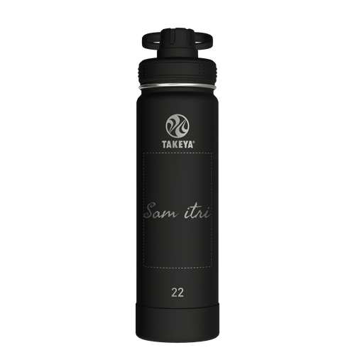 Actives Water Bottle With Spout Lid - customized