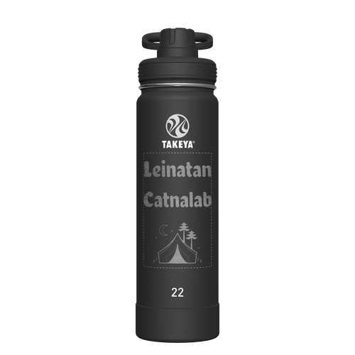 Actives Water Bottle With Spout Lid - customized