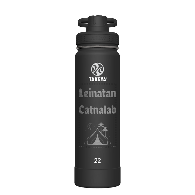 Actives Water Bottle With Spout Lid - customized