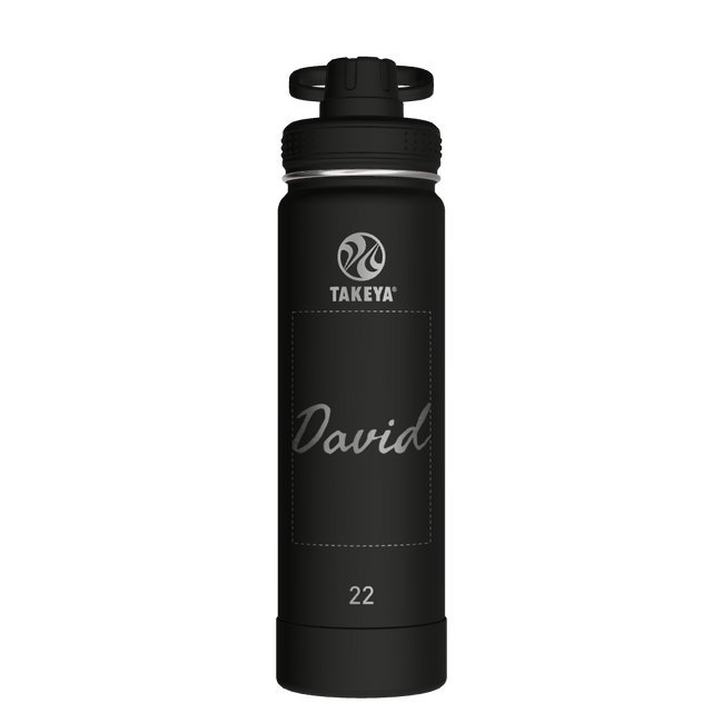 Actives Water Bottle With Spout Lid - customized