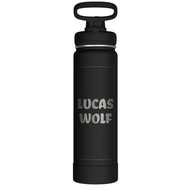 Actives Water Bottle With Spout Lid - customized
